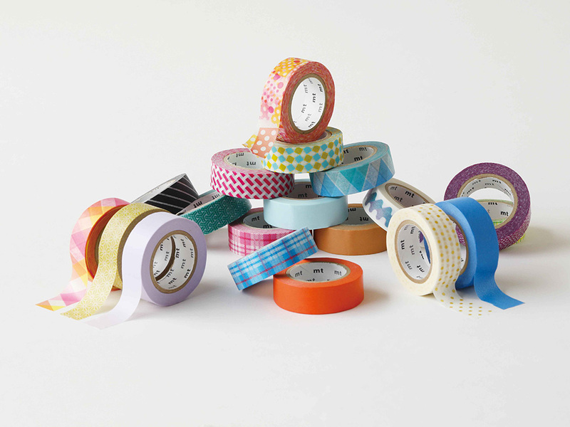 mt masking tape giapponese in carta washi: nastri adesivi colorati e decorativi
